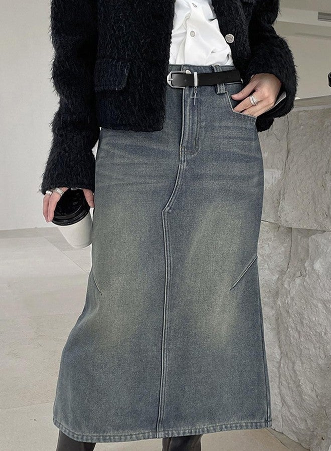 QFSH Women Gothic Waist Belt Punk Cross Pendant Belt Silver Buckle PU Leather Belt for Dresses Jeans - Image 5